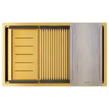 Кухонная мойка Paulmark Next-multi sink 74 UNI (740*450) Брашированное золото BG