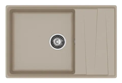 Кухонная мойка Granfest Level 760L (760*500) Песочный