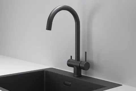 Смеситель Granula KS-7104 Черный Матовый