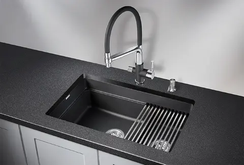 Кухонная мойка Granula KS-7304U (730*450) Черный
