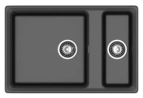 Кухонная мойка Granfest Level 760K (760*500) Черный
