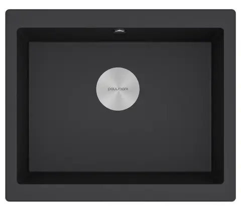 Кухонная мойка Paulmark Gera 60 (550*460) Черный гранит BL