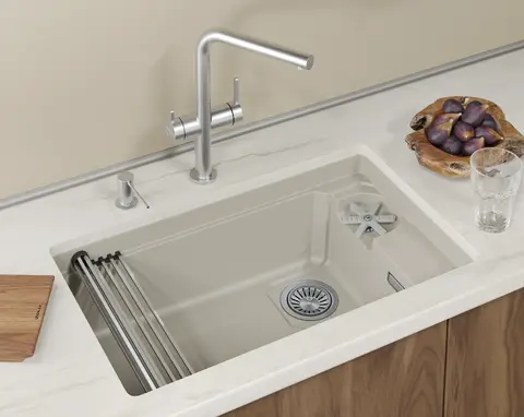 Кухонная мойка Granula KS-7309RU (730*450) Креман